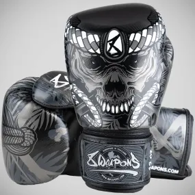 8 Weapons Bone Island Boxing Gloves Black