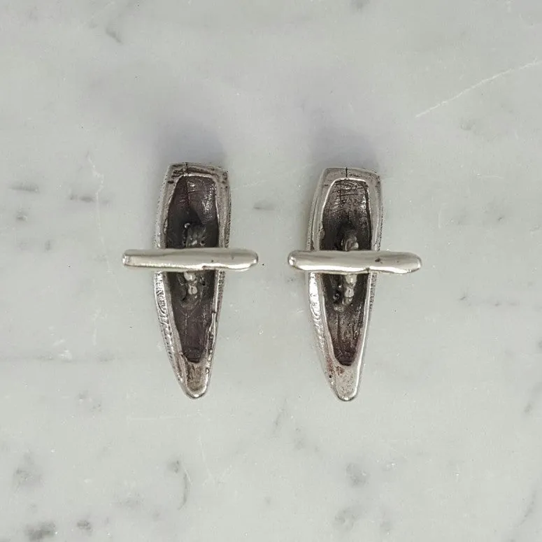 ALLIGATOR TOOTH CUFFLINKS