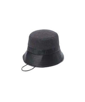 ANEW Mixed Wool Bucket Hat - Black