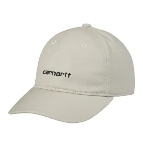 CANVAS SCRIPT CAP WHITE / BLACK