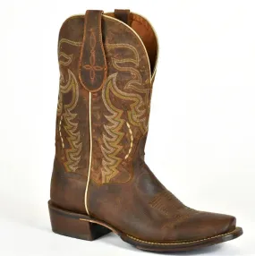 Dan Post Rodeo Cowboy Boots-Brown Leather-Cowboy Certified 2-137