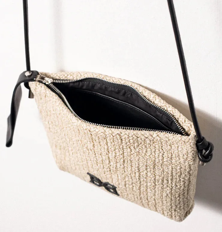 DANIELA LEHAVI - VEGA STRAW CLUTCH