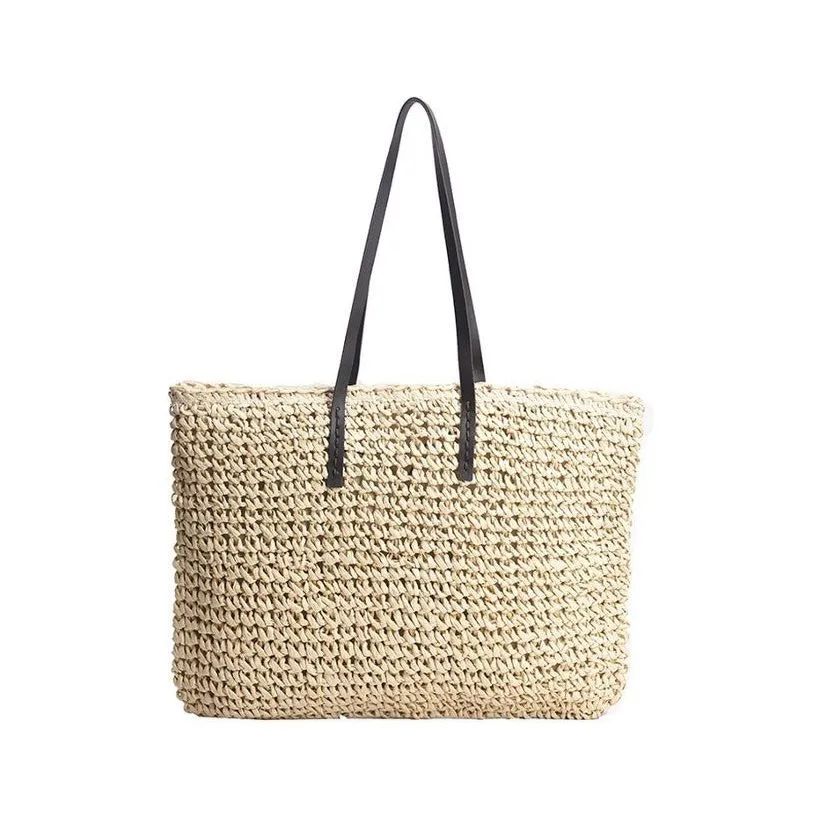 Giselle Straw Tote Bag