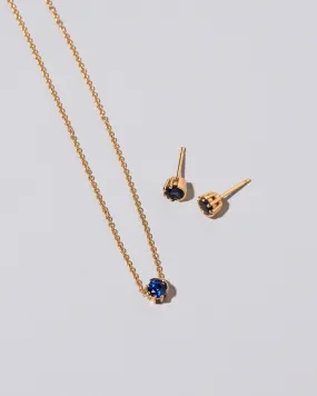 Necklace & Studs Set - Sun & Moon Collection