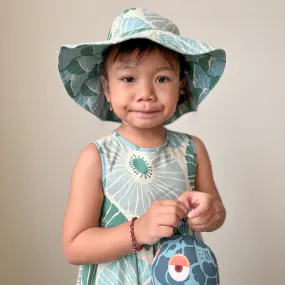 Scrappy Sun Hat -  Flowers Moss - 2 sizes