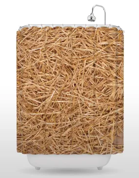 Straw Shower Curtain