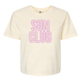 'Sun Club' Boxy T-Shirt