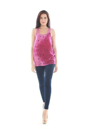 Sun Silk Top (Magenta)