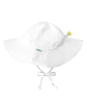 UPF 50  Brim Sun Protection Hat – White