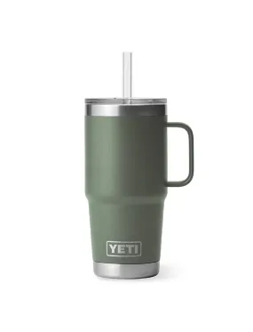 YETI Rambler 25oz Straw Mug Camp Green